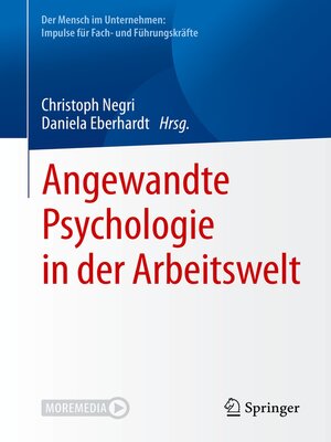 cover image of Angewandte Psychologie in der Arbeitswelt